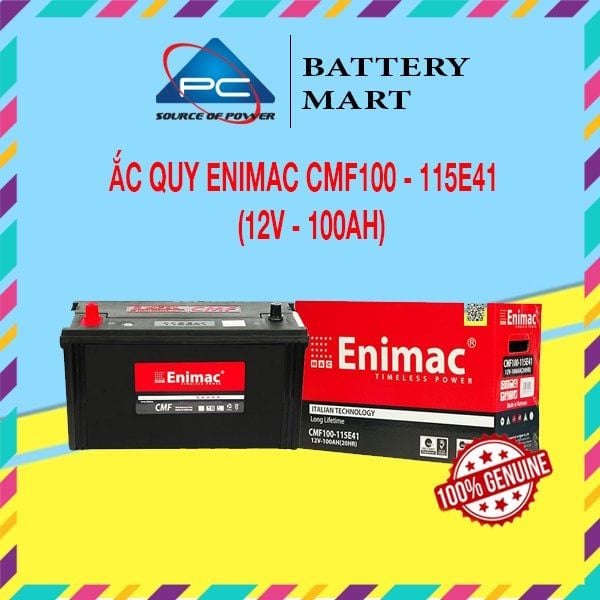 Bình Ắc Quy ENIMAC CMF100 - 115E41 (12V-100AH)