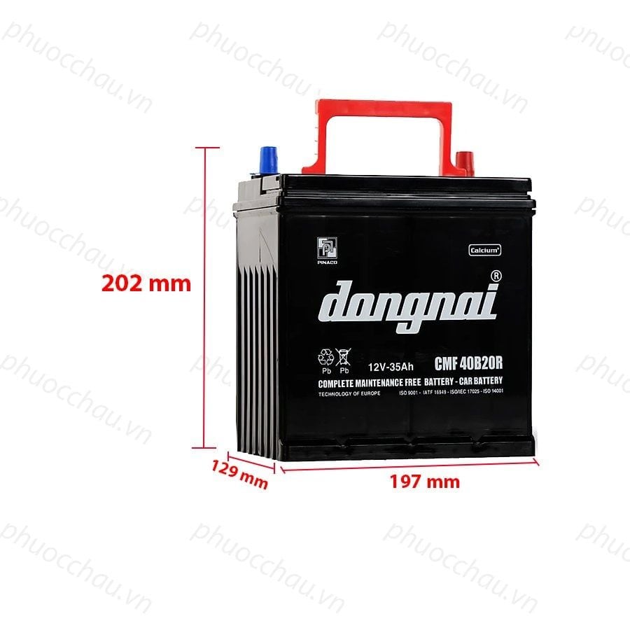 Ắc Quy Dong Nai CMF 40B20R (12V-35AH)