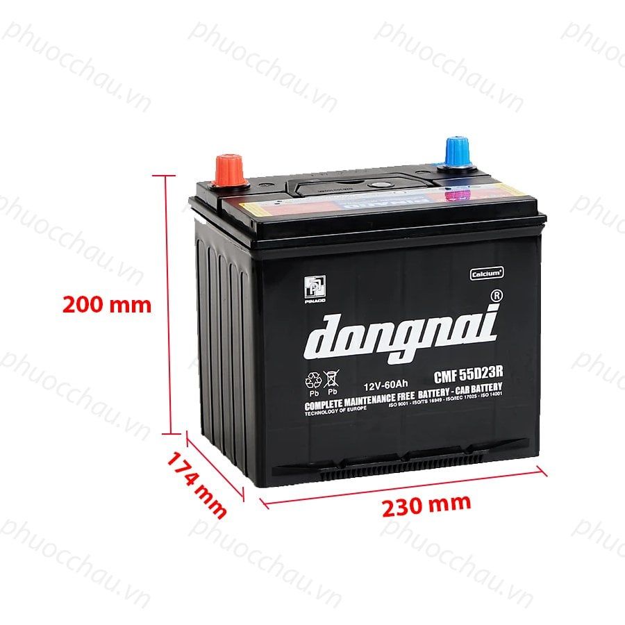 Ắc Quy DONGNAI CMF 55D23R (12V60Ah)