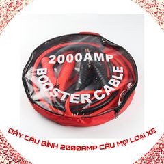 Dây Câu Bình Ắc Quy Ô Tô, Tiết Diện Lớn Chịu Tải Dòng 1000A/2000A, Dài 4 Mét / dây, Dùng Làm Dây Kích Bình Ắc Quy Ô Tô & Xe Tải Lớn