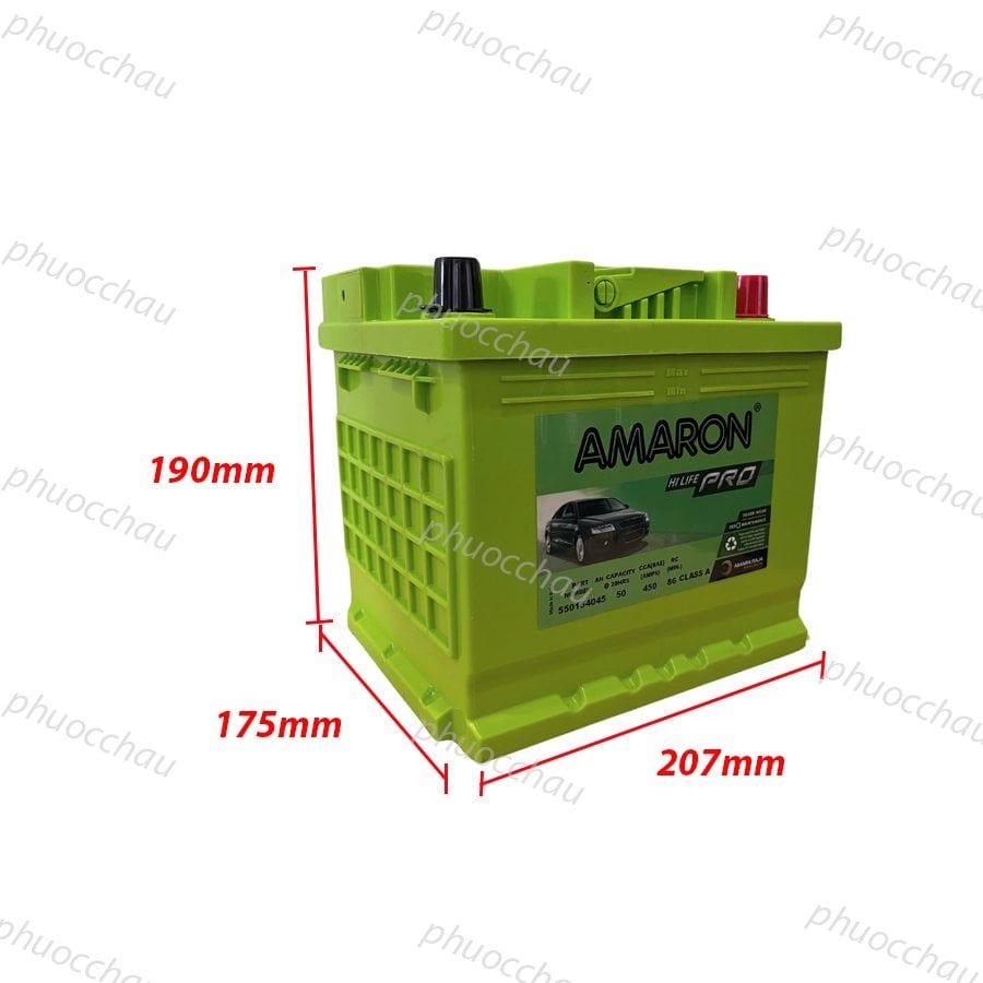 Ắc Quy Amaron Pro DIN50 12V 50AH