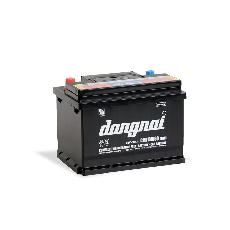 Ắc quy Đồng Nai CMF DIN60L-LBN chính hãng - bình thay cho Omoda C5