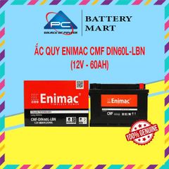 Bình Ắc Quy ENIMAC CMF DIN60L/R/LBN (12V-60AH)