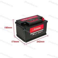 Bình Ắc Quy ENIMAC CMF DIN60L/R/LBN (12V-60AH)
