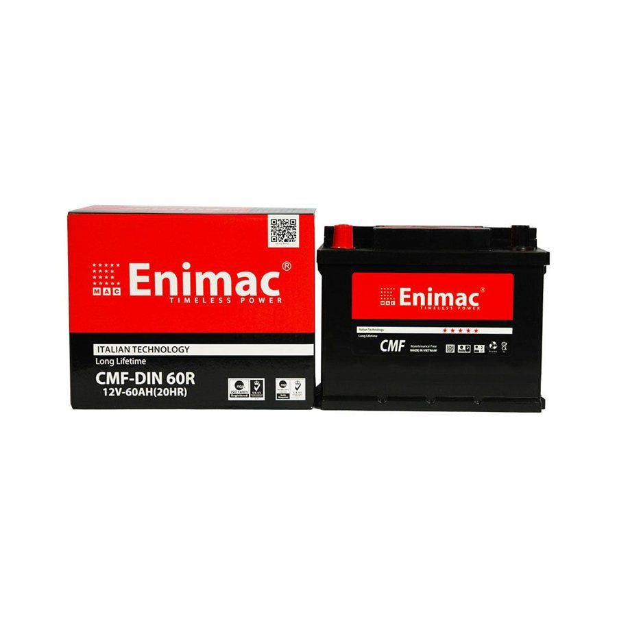 Bình Ắc Quy ENIMAC CMF DIN60L/R/LBN (12V-60AH)