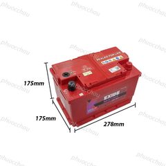 Bình Ắc Quy EXIDE DIN72L 12V-72Ah