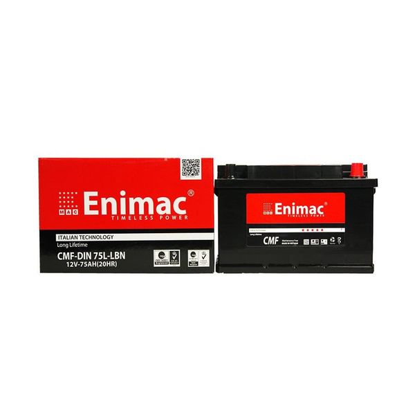 Bình Ắc Quy ENIMAC CMF DIN75L-LNB (12V-75AH)