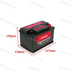 Bình Ắc Quy ENIMAC CMF DIN75L-LNB (12V-75AH)