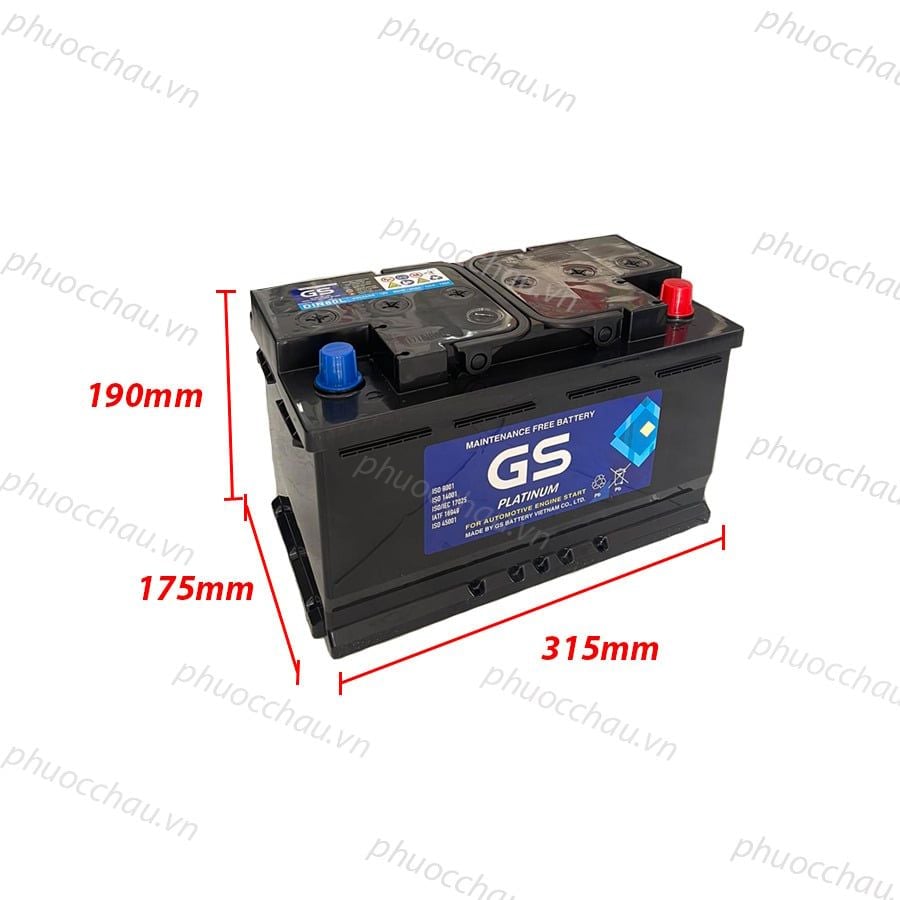 Ắc Quy GS MF DIN80L (12V-80AH)