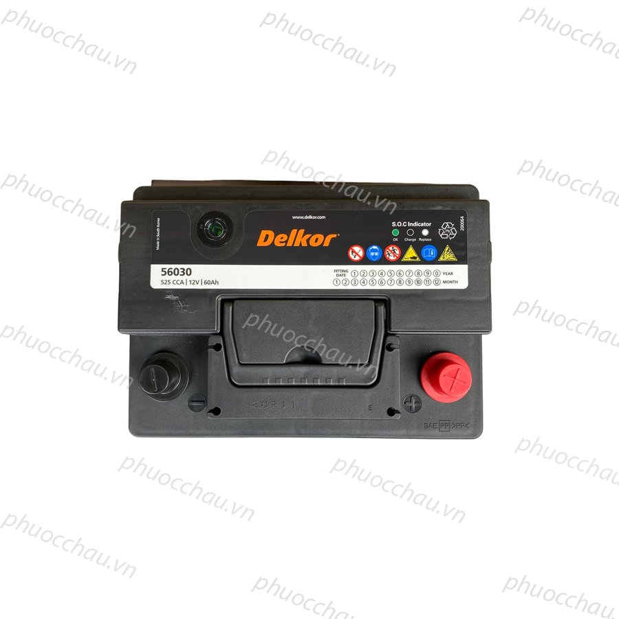 Ắc Quy Delkor DIN 56030 (12V - 60Ah)