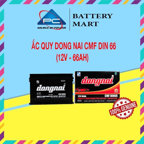 Ắc Quy Dong Nai CMF DIN66 (12V66Ah)