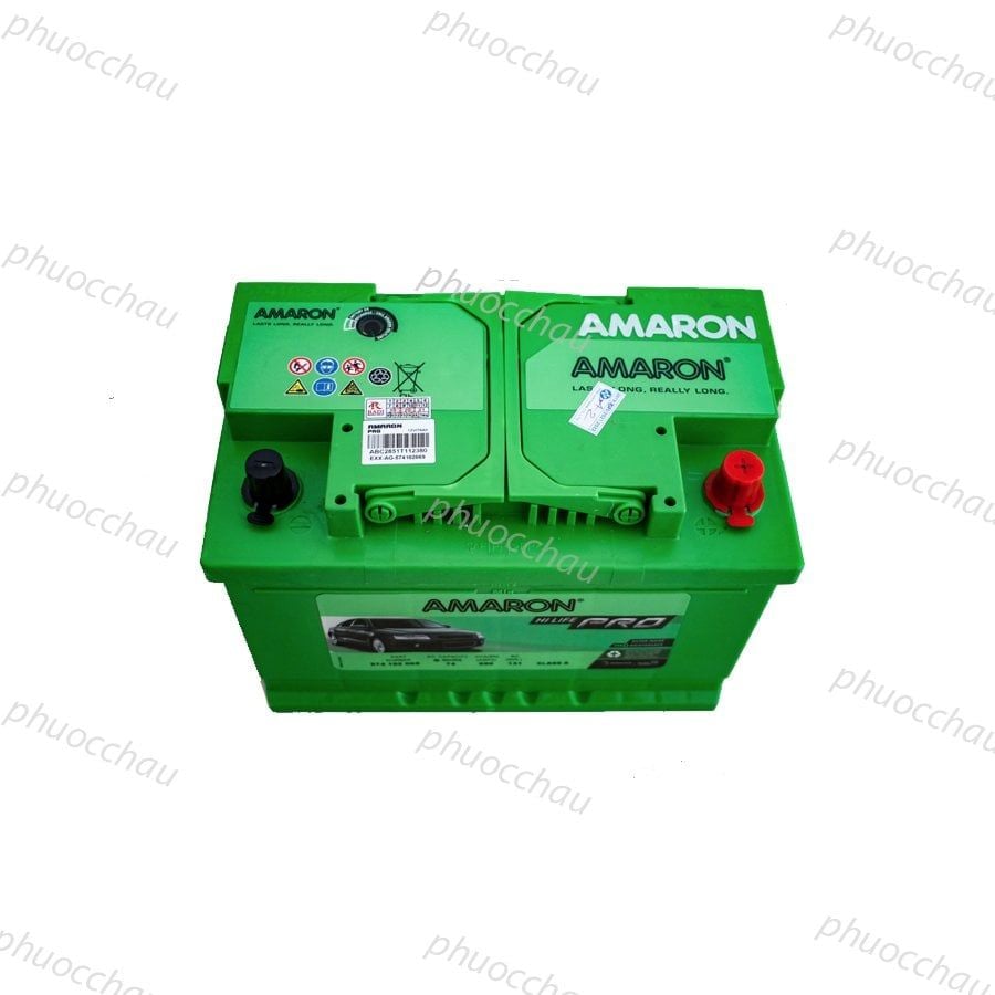 Ắc Quy Amaron Pro DIN74 12V 74AH