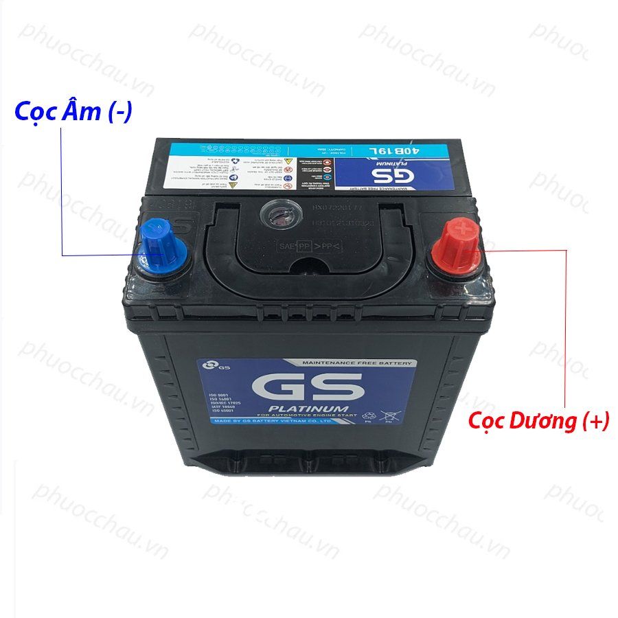 Ắc Quy GS MF 40B19L (12V-35AH)