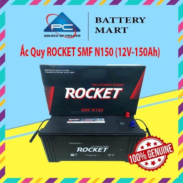 Ắc Quy ROCKET SMF N150 (12V-150Ah)