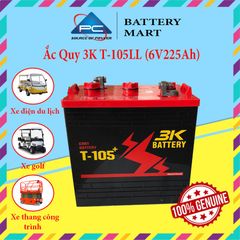 Ắc Quy 3K T-105LL (6V-225Ah)