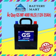 Ắc Quy GS MF 40B19L(S) (12V-35AH)