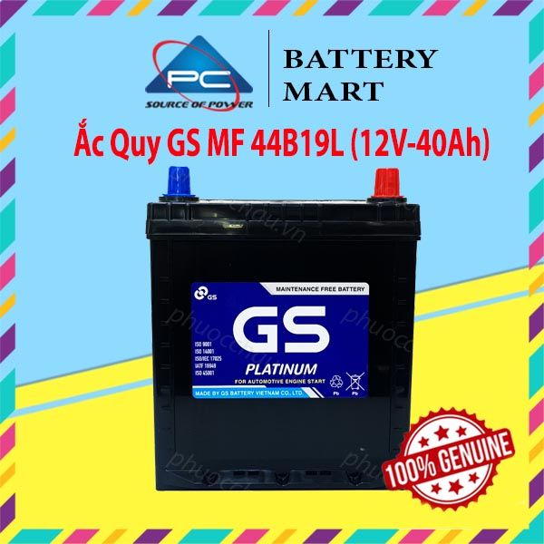 Ắc Quy GS MF 44B19L (12V-40AH)