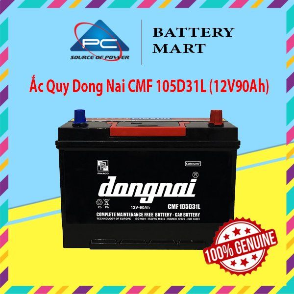 Ắc Quy Dong Nai CMF 105D31L (12V90Ah)