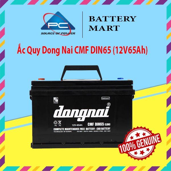 Ắc Quy Dong Nai CMF DIN65 (12V65Ah)