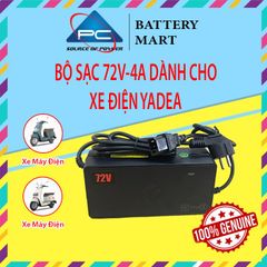 Sạc Xe Điện 72V-3A/4A/6A - Phụ Kiện Chính Hãng Cho Xe Điện Yadea