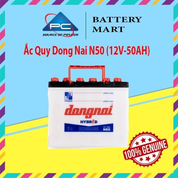 Ắc Quy Dong Nai N50 (12V-50AH)