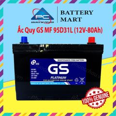 Ắc Quy GS MF 95D31L (12V-80AH)