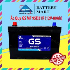 Ắc Quy GS MF 95D31R (12V-80AH)