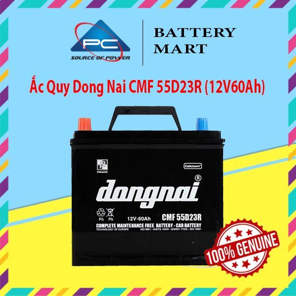 Ắc Quy DONGNAI CMF 55D23R (12V60Ah)