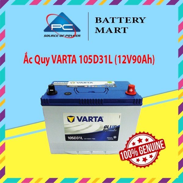 Ắc Quy VARTA 105D31L 12V-90AH