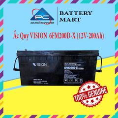 Ắc Quy VISION 6FM200D-X (12V-200AH)