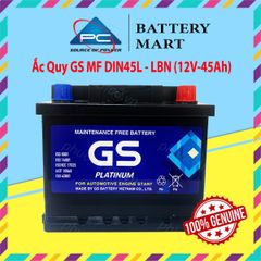 Ắc Quy GS MF DIN45L-LBN (12V-45AH)