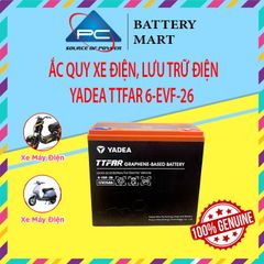 Ắc Quy YADEA 6-EVF-26 12V– 26AH TTFAR, acquy dùng cho Xe Điện