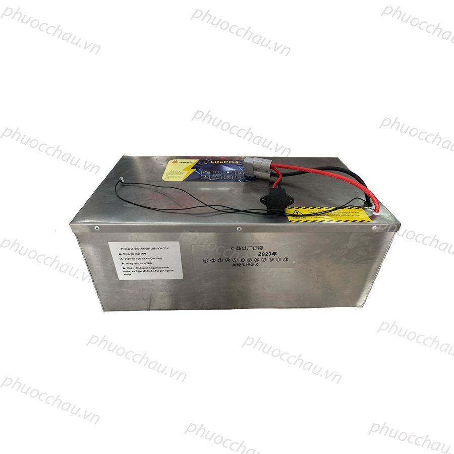 Pin Lithium, Pin Sắt LifePO4 dung lượng 72V - 45Ah dùng cho xe máy điện