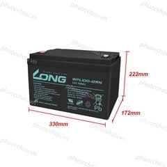 Ắc Quy LONG WPL100-12RN (12V-100Ah)