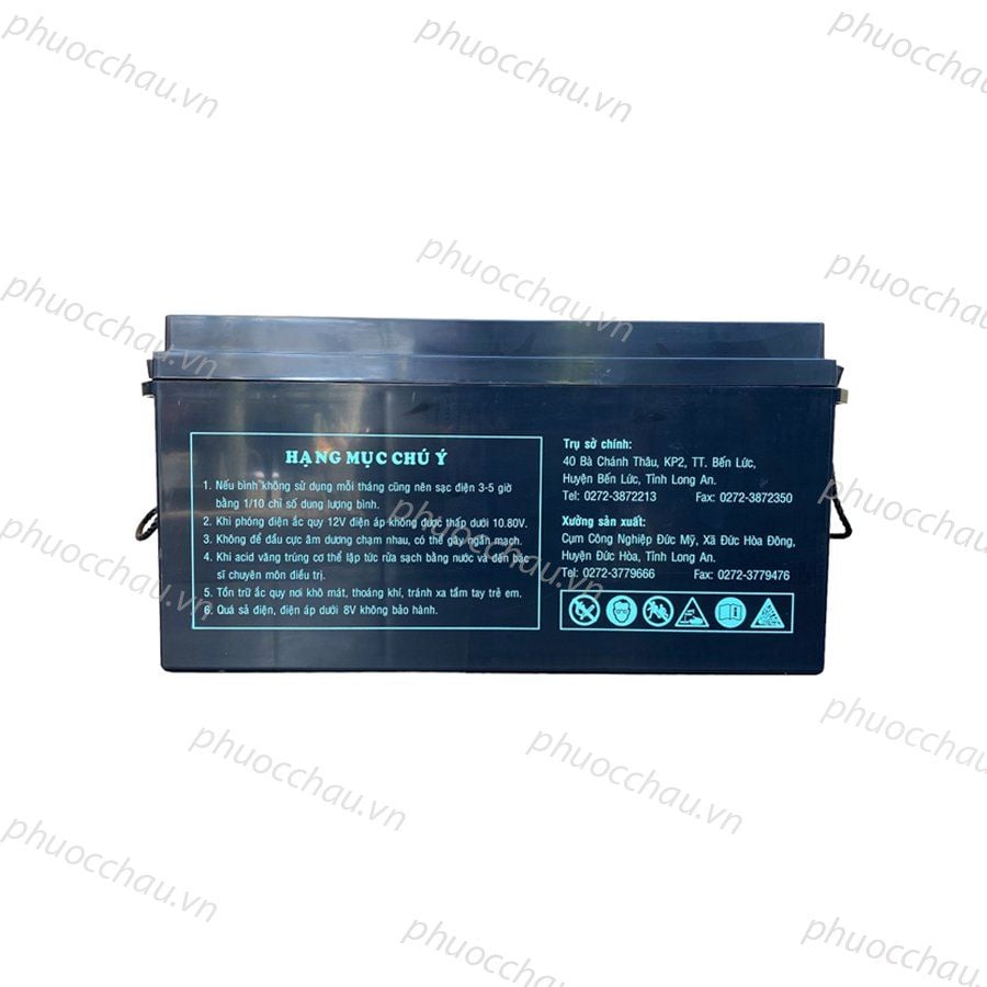 Ắc Quy LONG WPL150-12N (12V-150Ah)