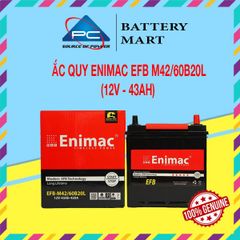 Bình Ắc Quy ENIMAC EFB M42/60B20L (12V-43AH)