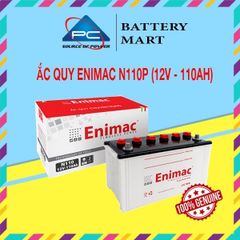Bình Ắc Quy Xe Tải, Xe Ô Tô 12V-110Ah, Ắc Quy ENIMAC N110P