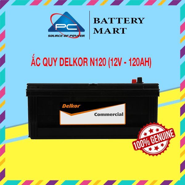 Ắc Quy Delkor  N120 (12V - 120Ah)