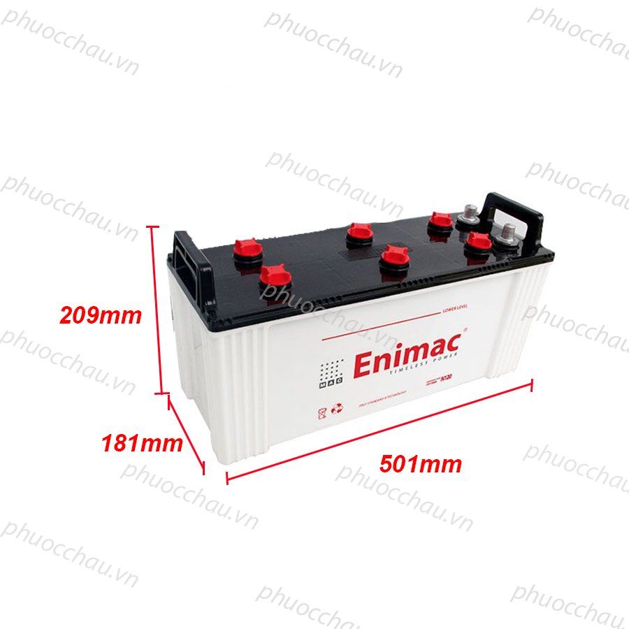 Bình Ắc Quy ENIMAC N120 (12V-120Ah)