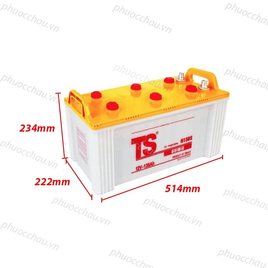 Ắc Quy Tia Sáng N150S 12V-135Ah