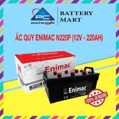 Bình Ắc Quy Xe Tải, Xe Ô Tô 12V-220Ah, Ắc Quy ENIMAC N220P