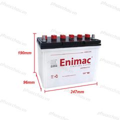 Bình Ắc Quy Xe Tải, Xe Ô Tô 12V-25Ah, Ắc Quy ENIMAC N25-2 Cọc