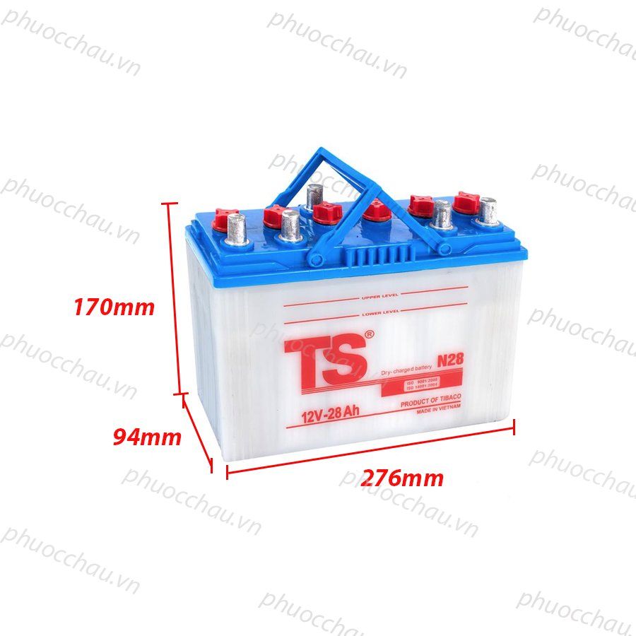 Ắc Quy Tia Sáng N28 12V-28Ah
