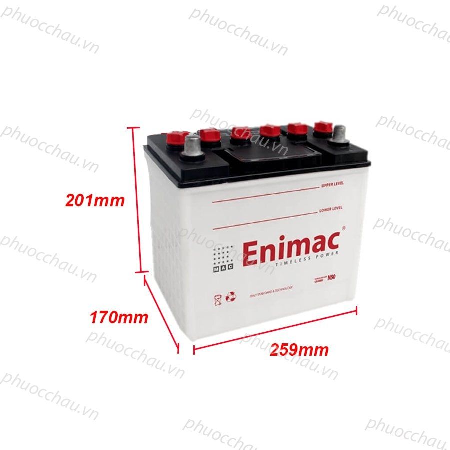 Bình Ắc Quy ENIMAC N50 (12V-50Ah)