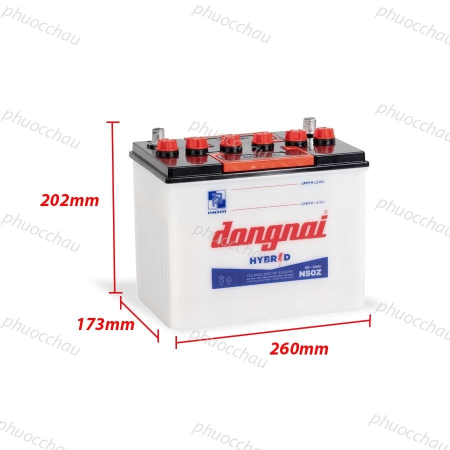 Ắc Quy DongNai N50Z 12V-60AH