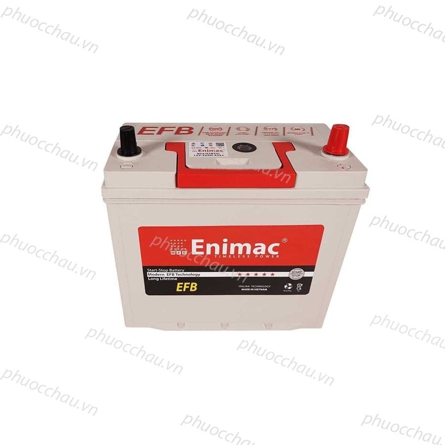 Bình Ắc Quy ENIMAC EFB N55/65B24L (12V-52AH)