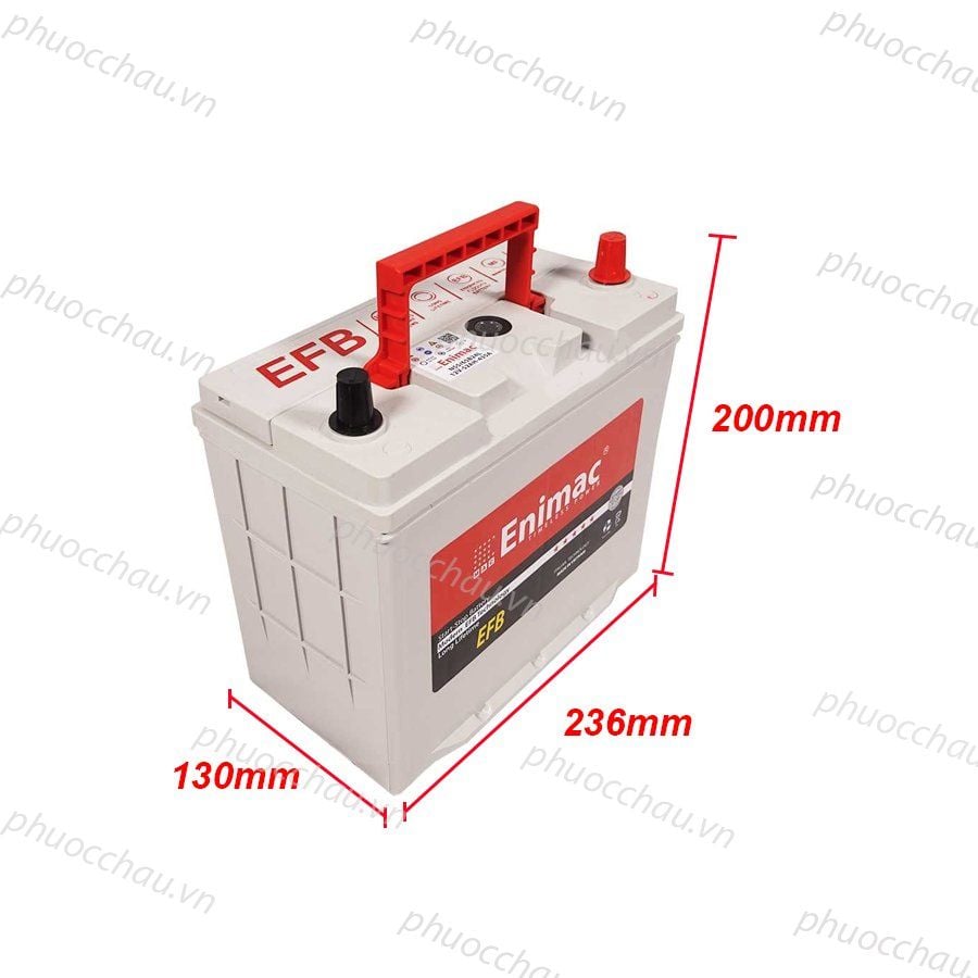 Bình Ắc Quy ENIMAC EFB N55/65B24L (12V-52AH)