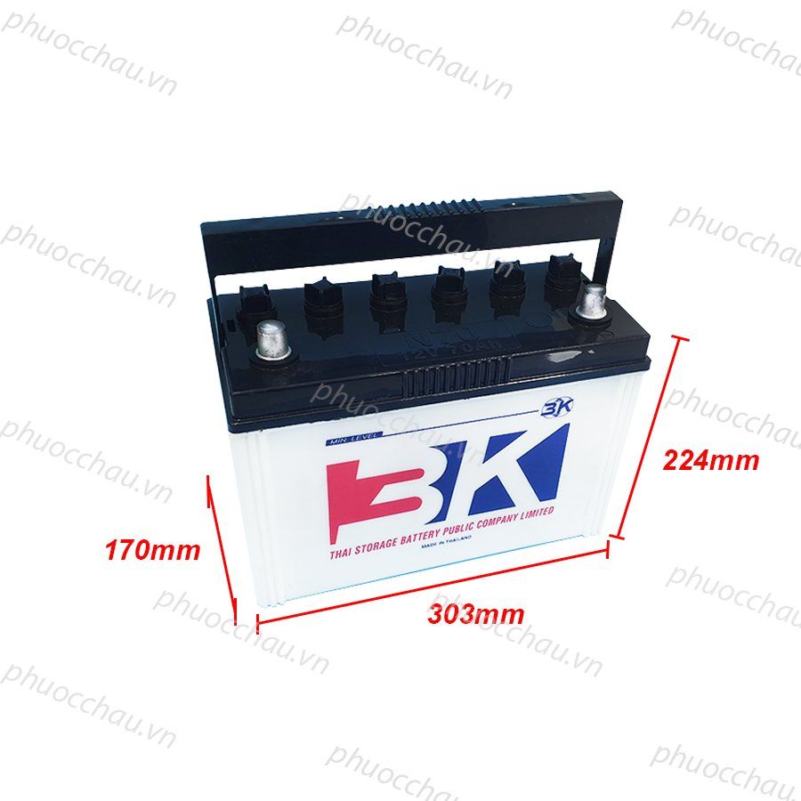 Bình Ắc Quy Xe Tải, Xe Ô Tô 12V-70Ah, Ắc Quy 3K N70