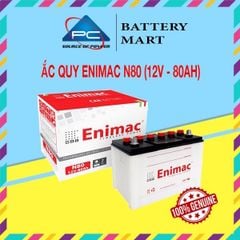 Bình Ắc Quy ENIMAC N80 (12V-80Ah)