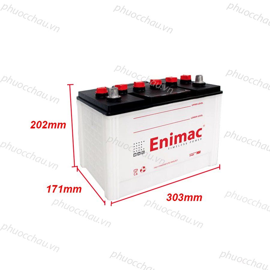 Bình Ắc Quy ENIMAC N80 (12V-80Ah)